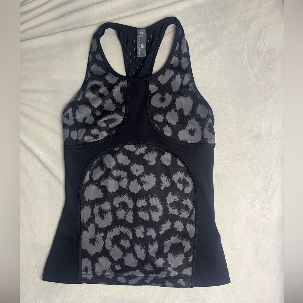 EUC Adidas by Stella McCartney XS Leopard tank